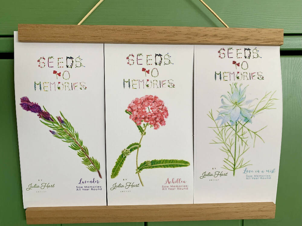 Seed Packet Art Cards
