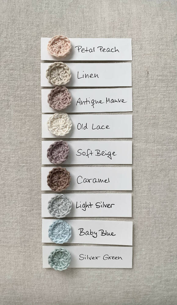 Crochet Colour Options
