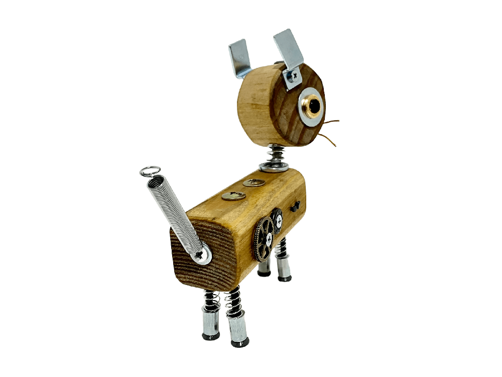 Emma - Wooden Steampunk Cat