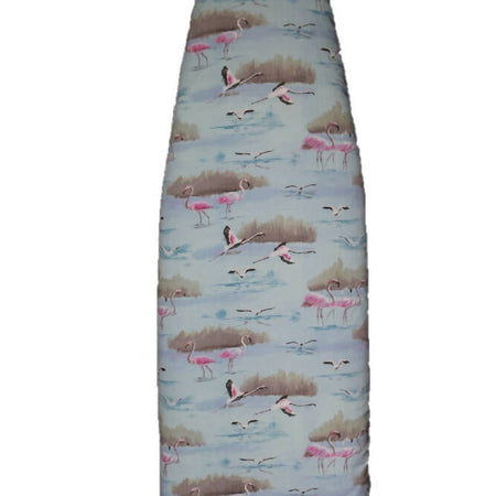 Ironing board cover- Flamingo-padded- double sided ironing board 105- 111 cm