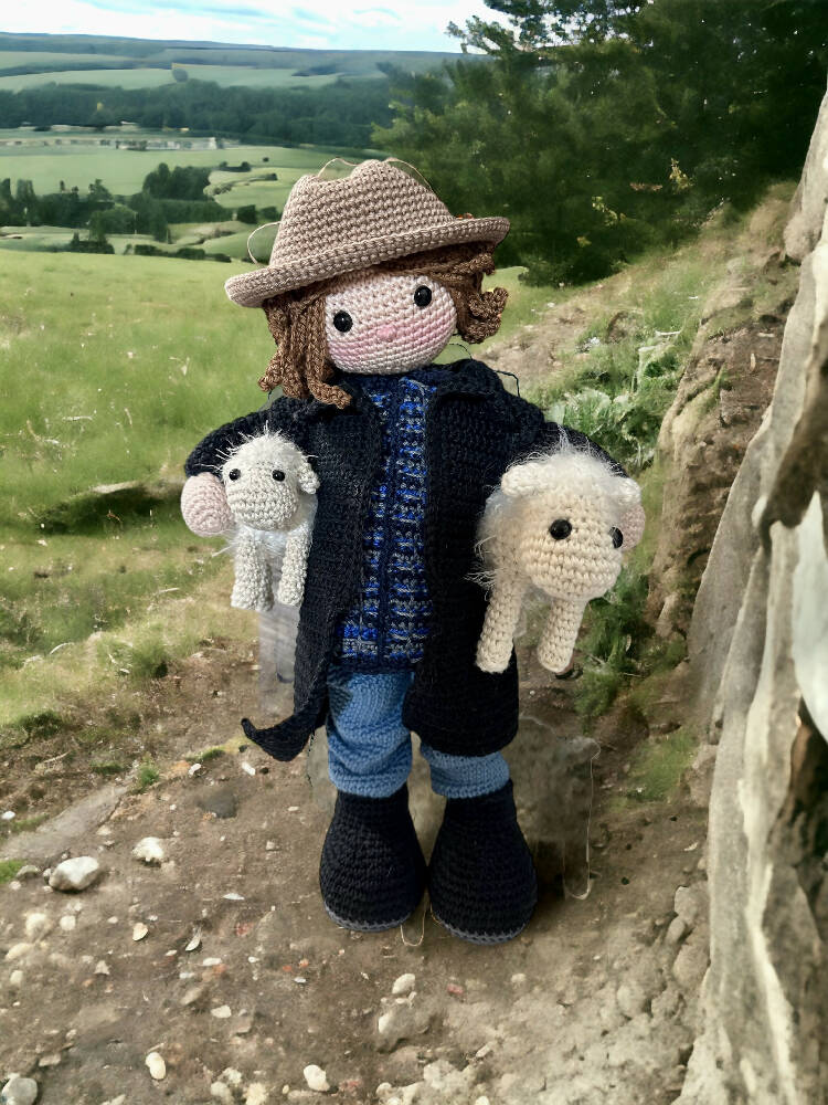 Crochet Amigurumi Art Doll Inspired