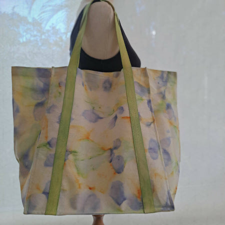 Splashes of Green Tote