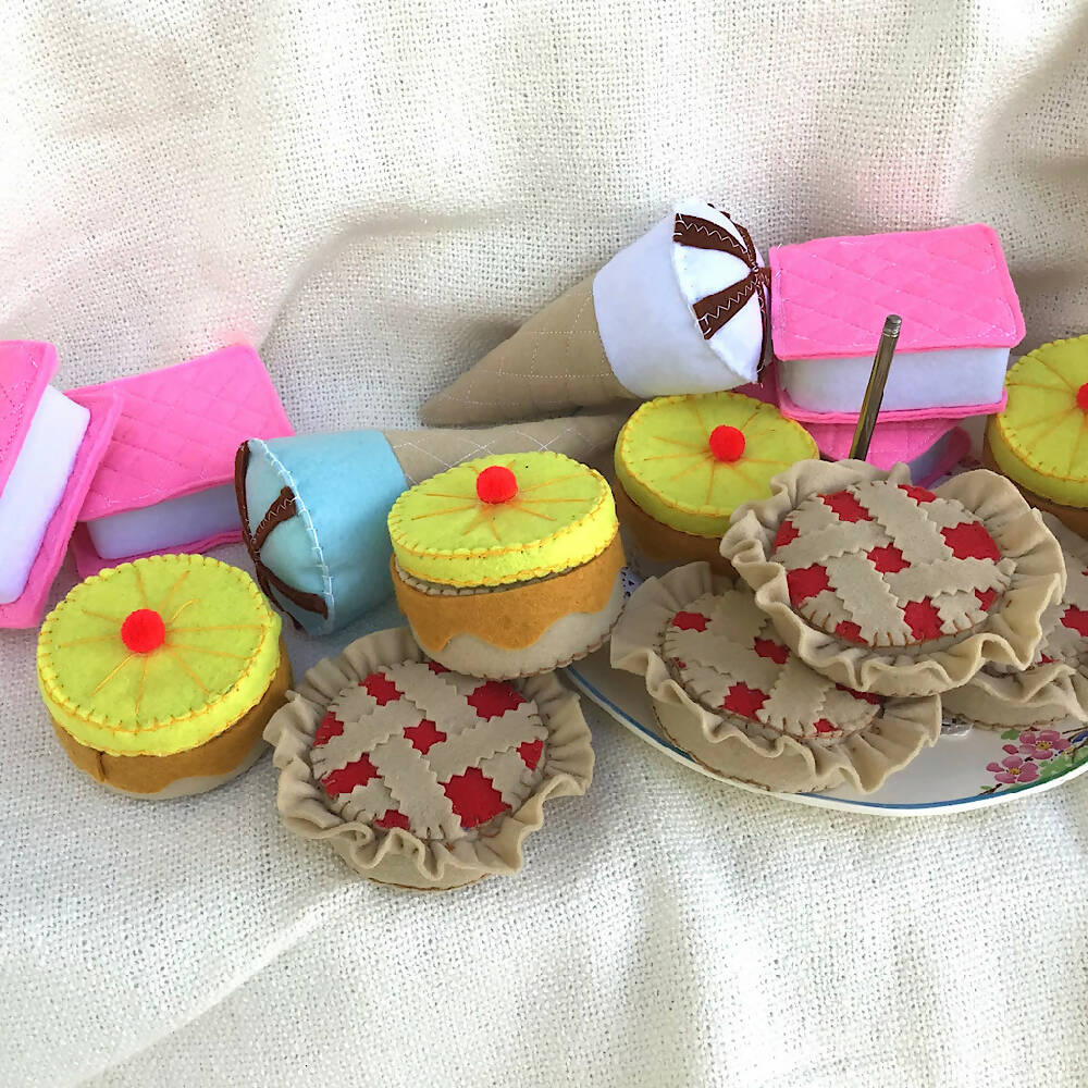 Felt food Dessert Set #1