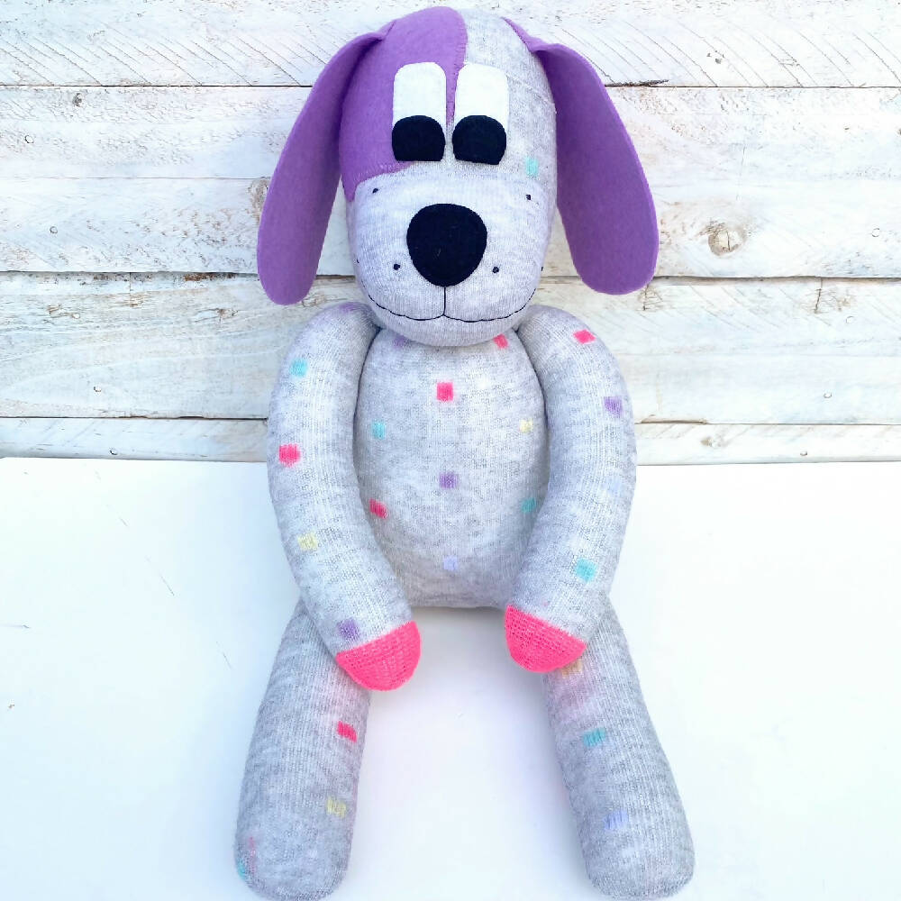 Della-Sock Dog-Sock Softie-Soft Toy_1