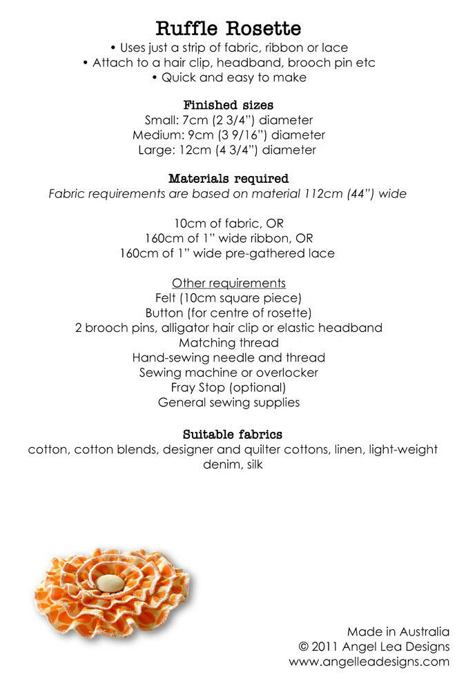 rosette-requirements-list