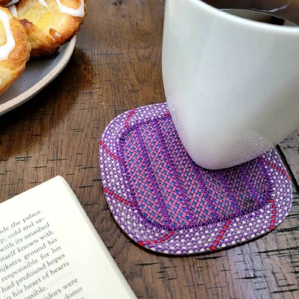 Upcycled Rope Coasters [Jacaranda]