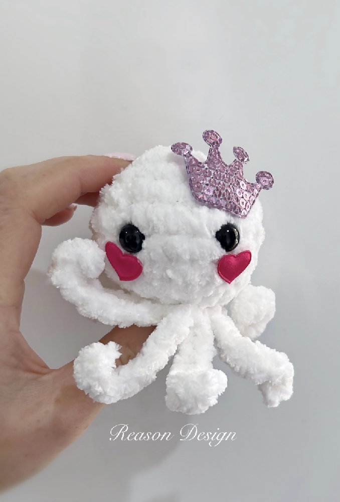 Crochet octopus plushie