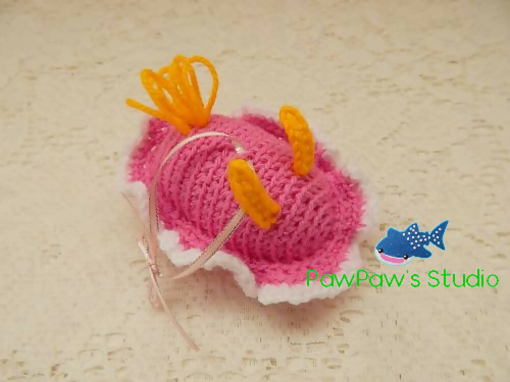 Slug / Sea Slug Ornament / Crochet Sea Slug / Ornament