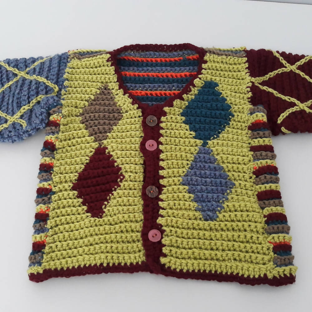 Cardigan Child Toddler Striped