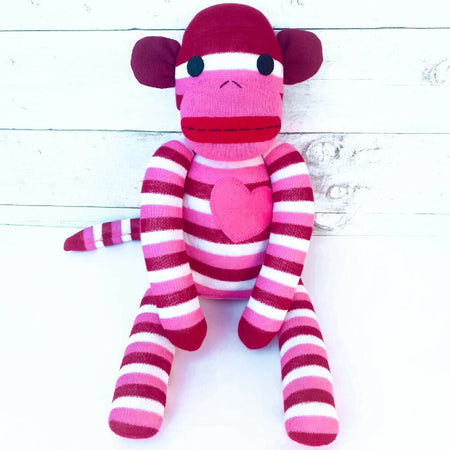 Freya the Classic Sock Monkey - READY TO SHIP soft toy
