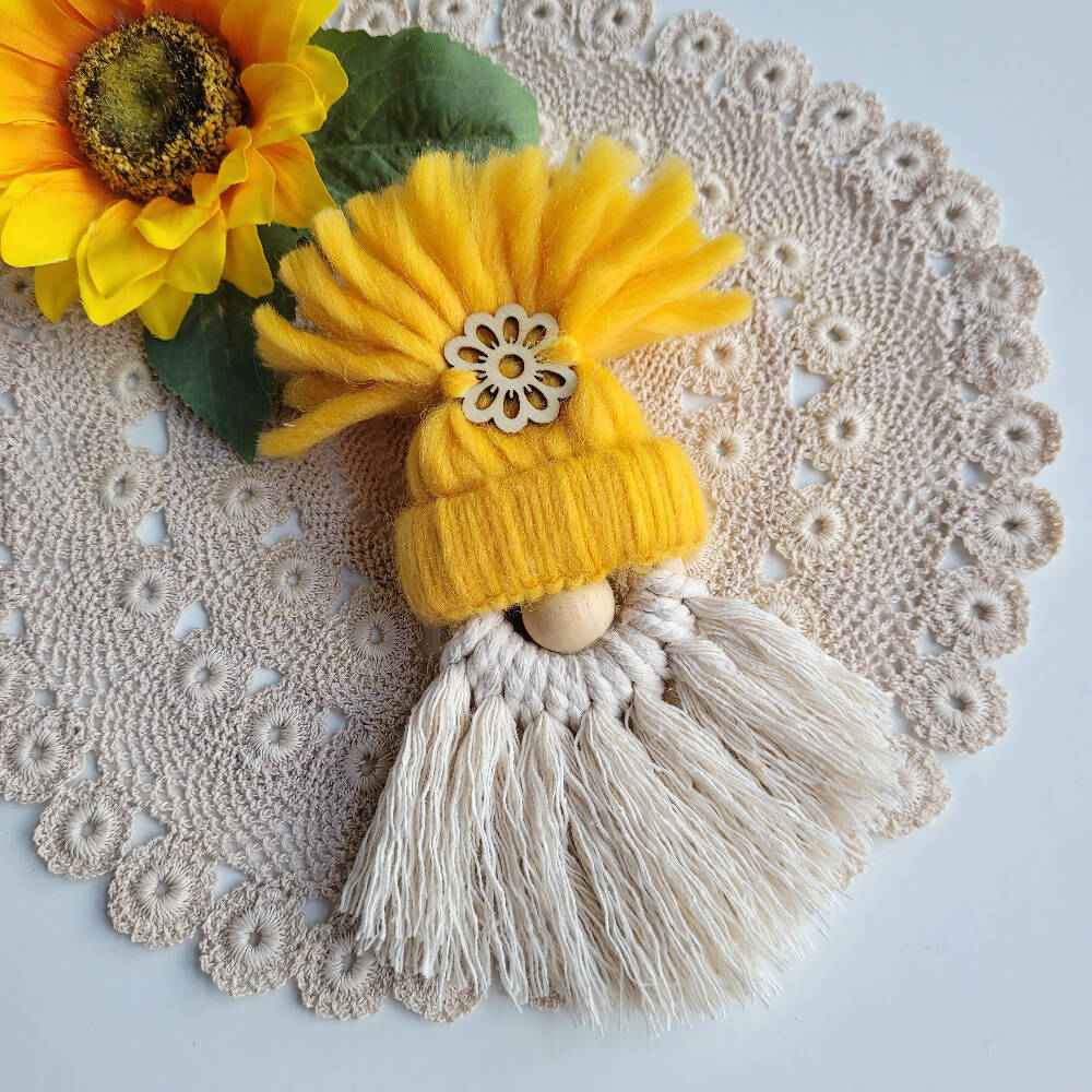 Macrame Gnome Decoration