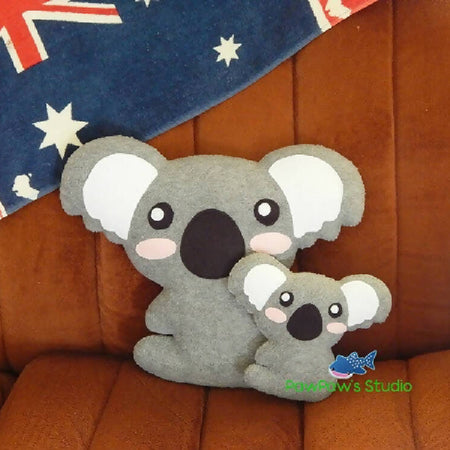 Koala Pillow Plush / Koala Plush / Koala Softie / Koala Toy