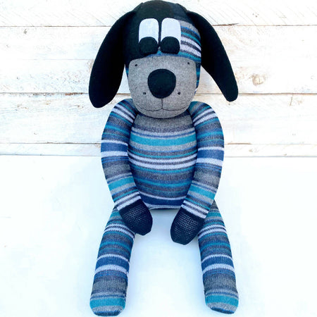 Darcy the Sock Dog - MADE TO ORDER soft toy