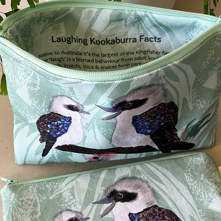Kookaburra Facts Zipper Purse - An Australian practical & educational gift idea #15