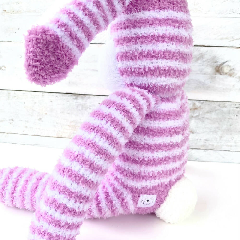 Bonnie-Sock Bunny-Sock Monkey-Soft Toy-Rabbit_4