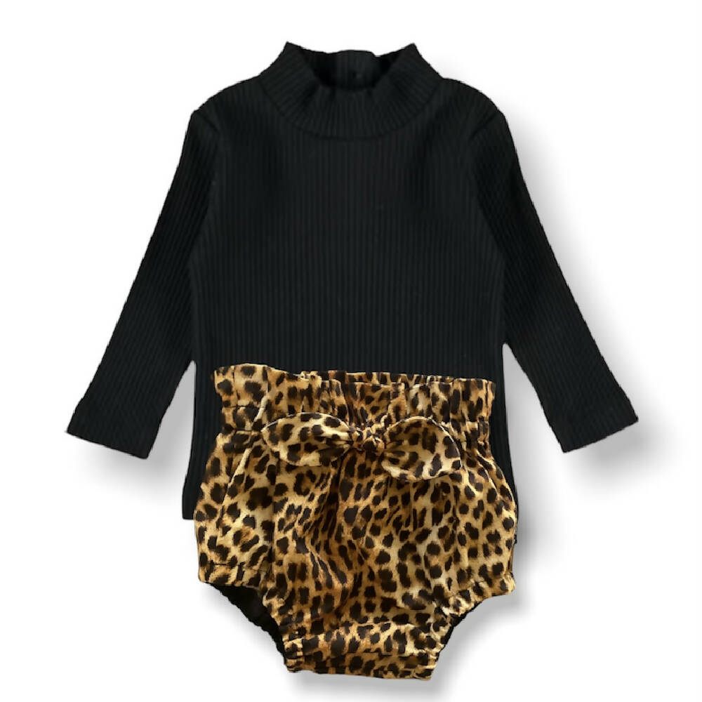 SIZE 1 Baby Girls Ruffle waist Animal Print Panties