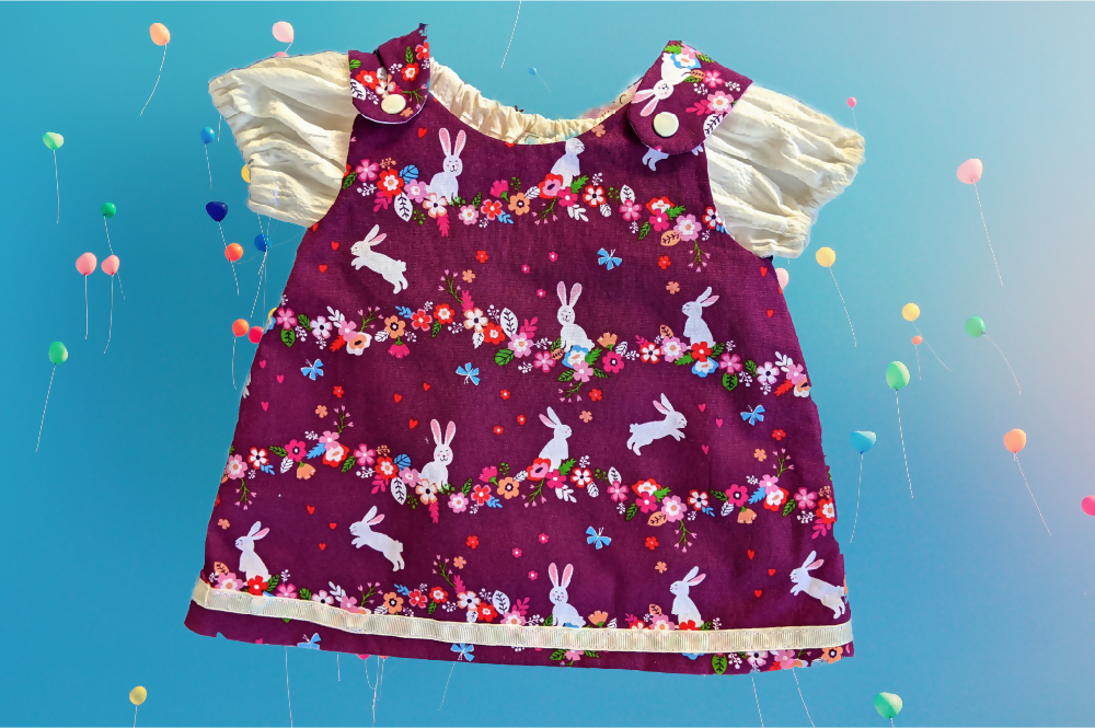 Baby Girl Swing Dress, Reversible, Size 0