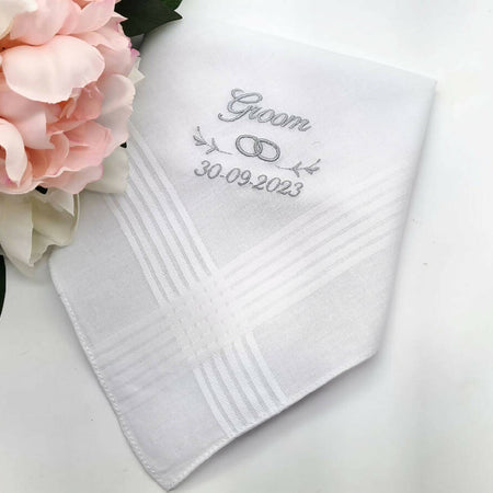Groom Wedding Handkerchief Gift