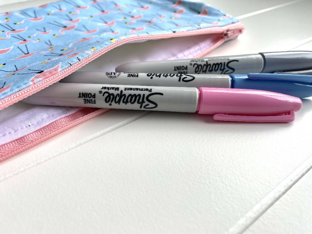 Flamingo pencil case