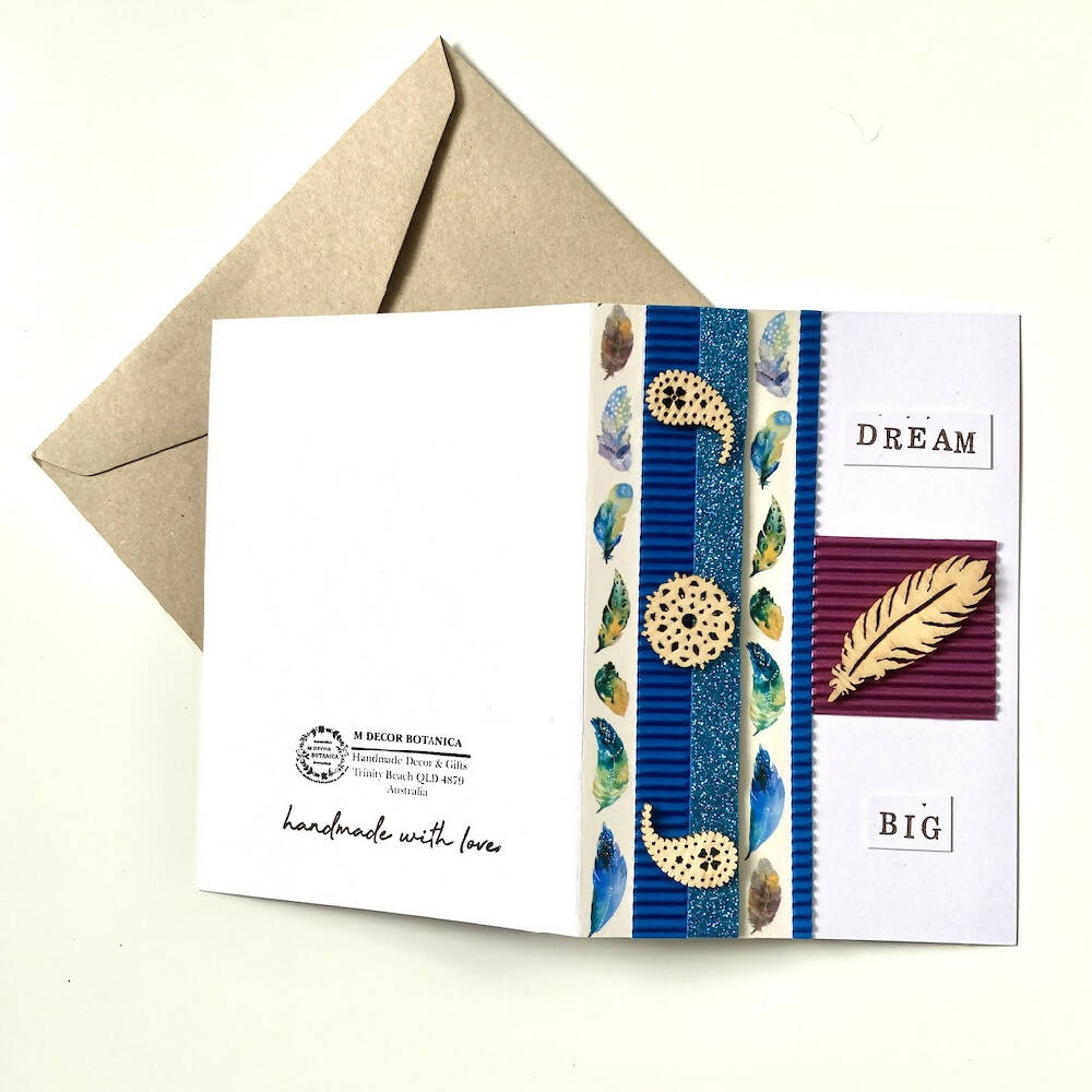 Greeting_Card_Handmade_Recycled_Feather_Boho-1
