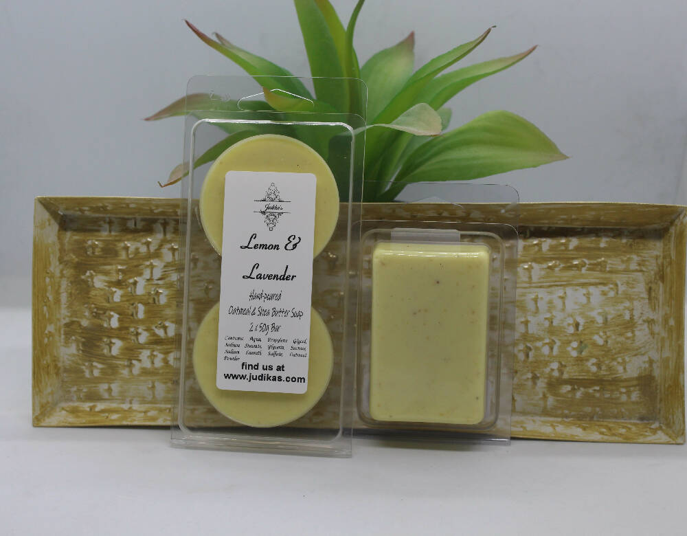 Oatmeal & Shea Butter Soap - Lemon & Lavender