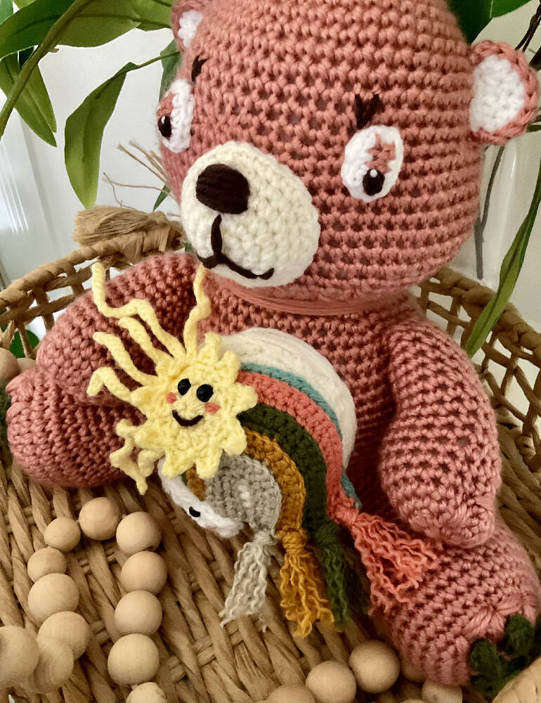 Handmade Crotchet Teddy Bear