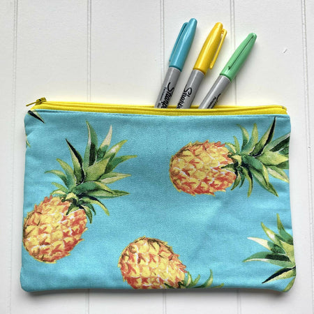 Pineapples pencil case