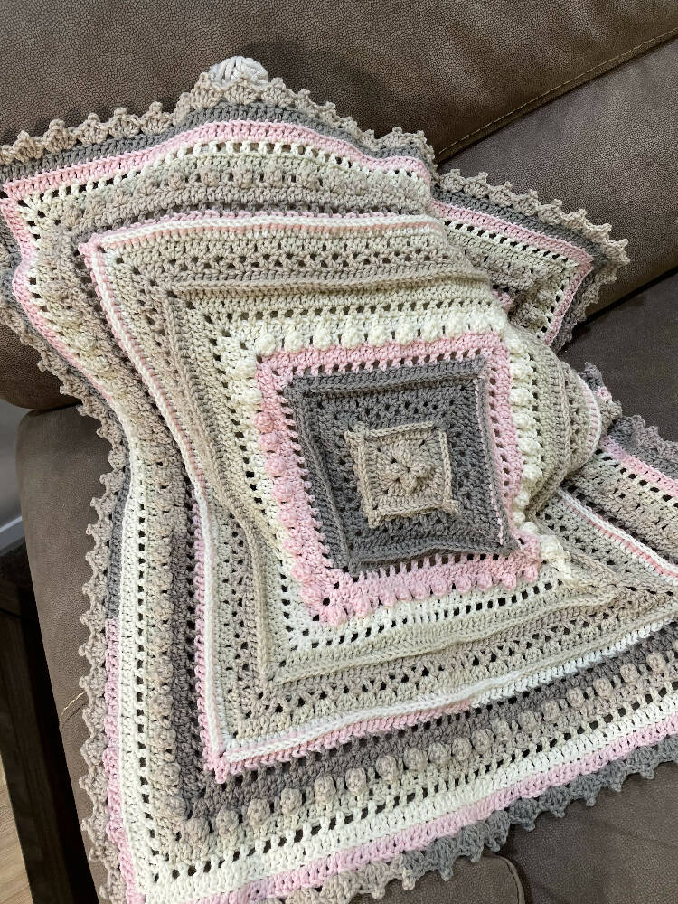 Ballerina Baby Blanket Set