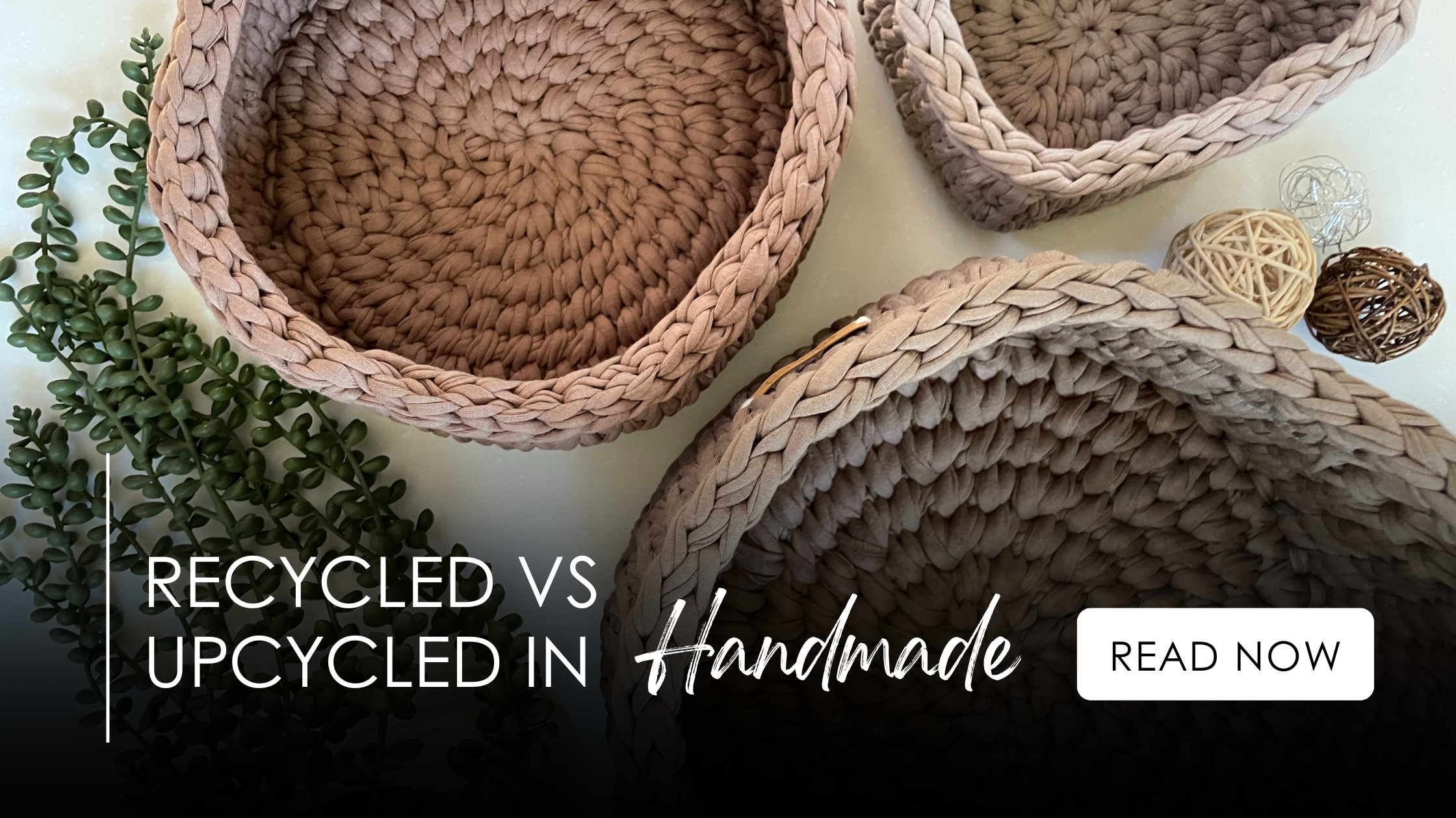 Recycled vs Upcycled in Handmade Creations