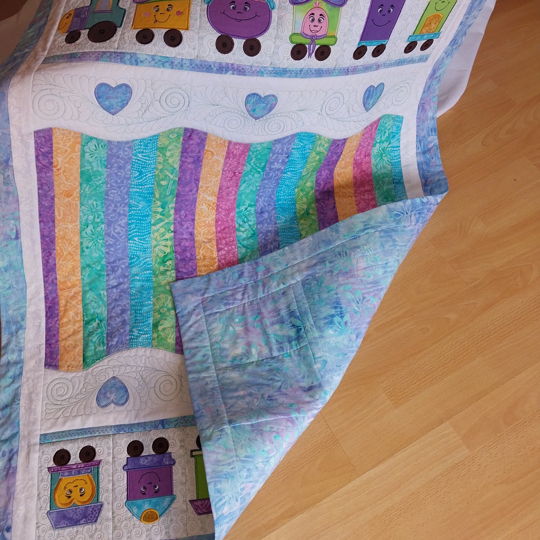 Little Train Cot Quilt