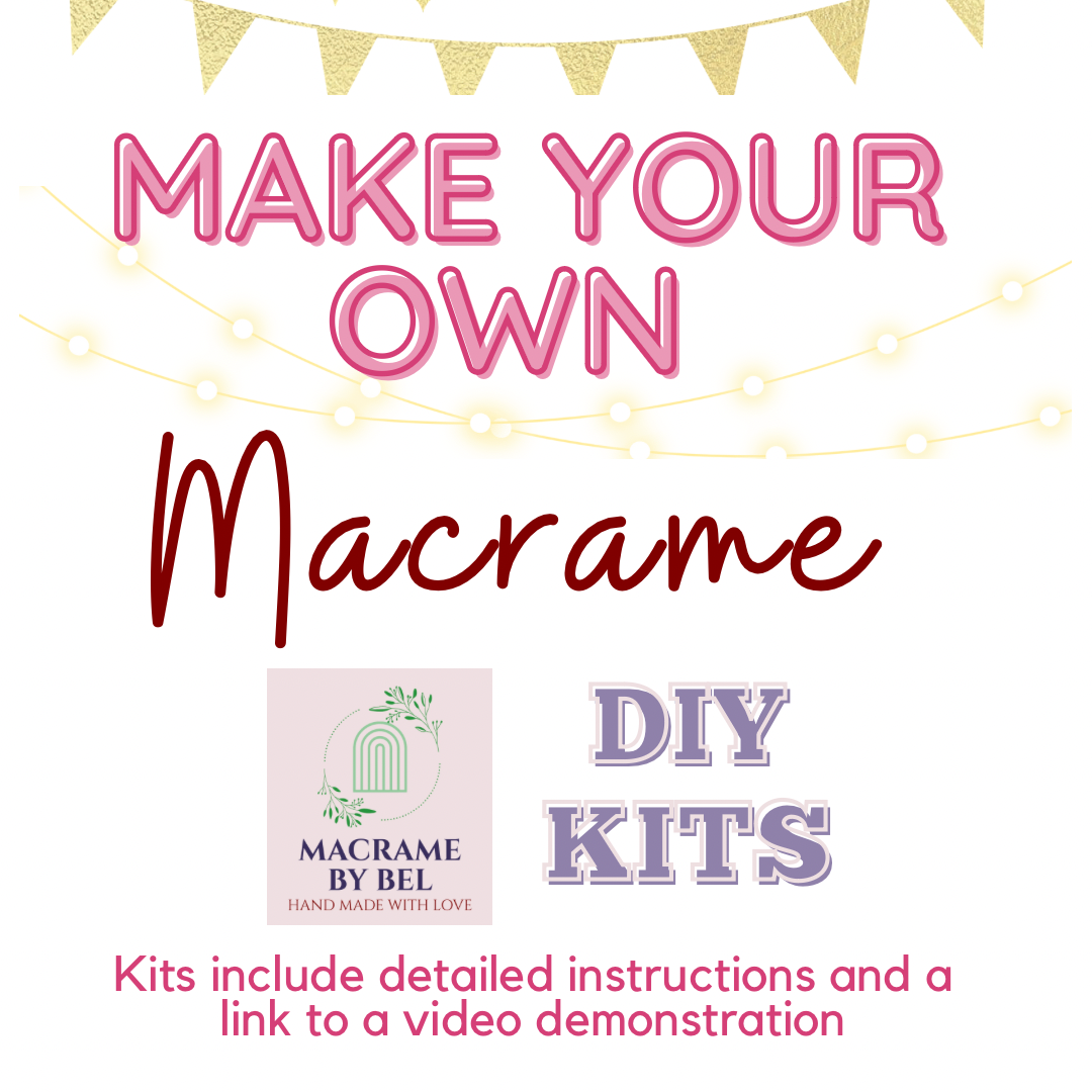 Macrame DIY Kit - Xmas Decor (Santa, Tree or Star)