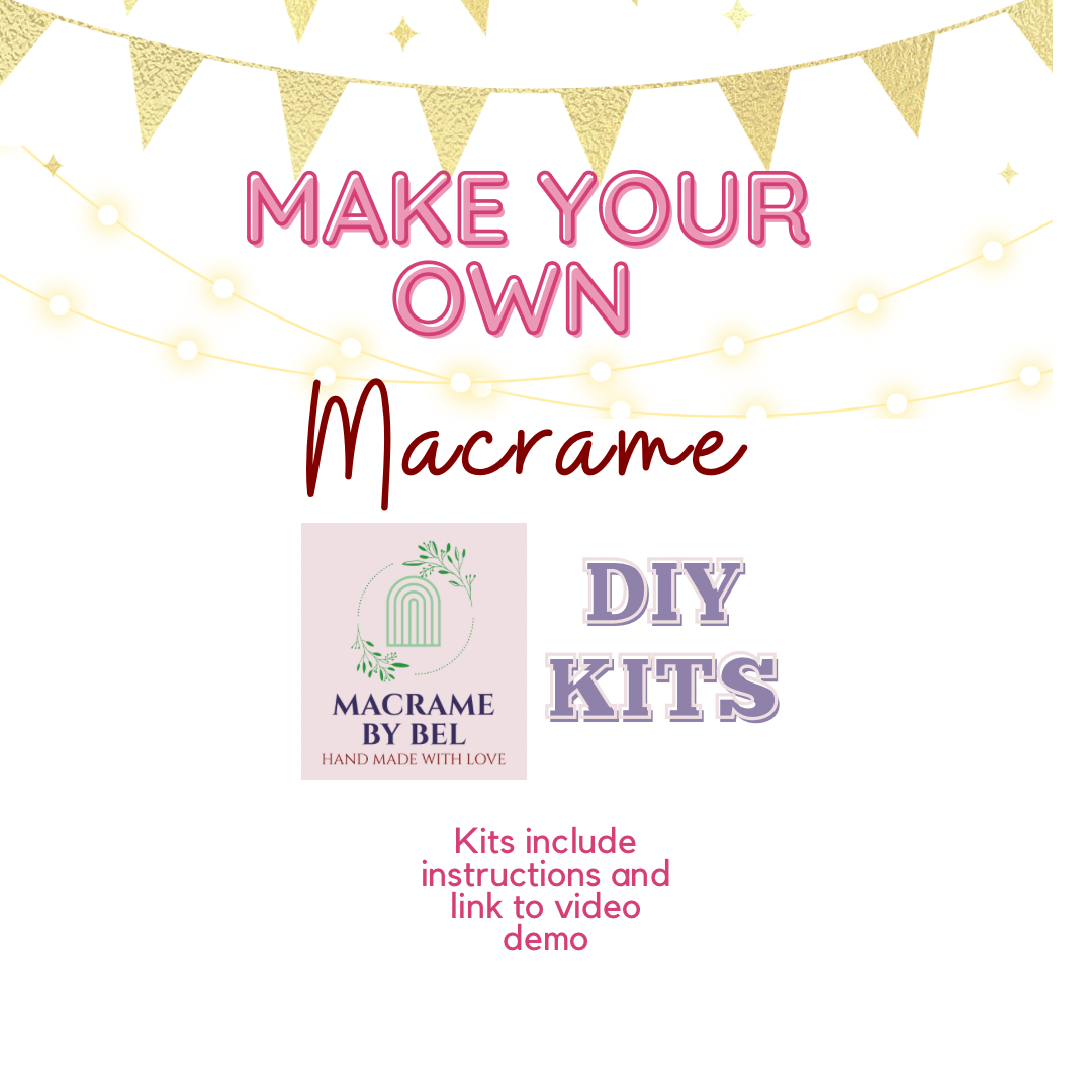 Macrame DIY Kit - Set of 3 Fruit Hangers