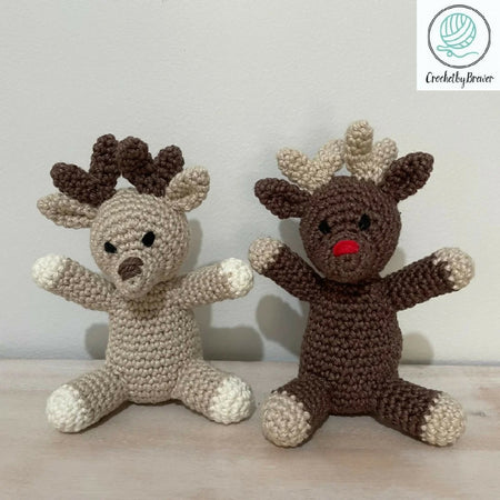 Mini Reindeer | Handmade Crochet Toy | Christmas