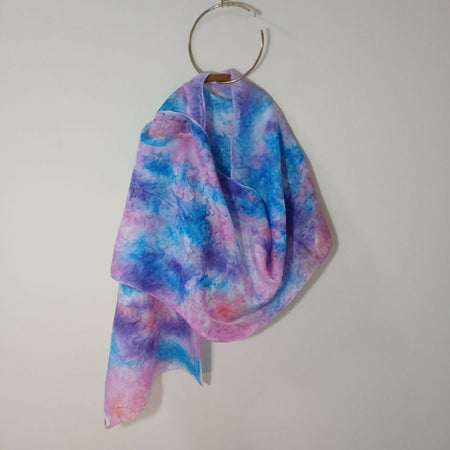 Dyed silk scarf 4