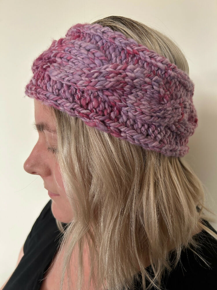 Strawberry Shortcake Hand knitted Headband