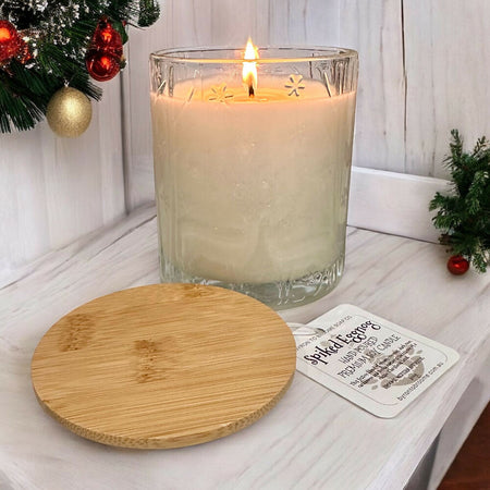 Spiked Eggnog Pure Soy Candle ~ Christmas Winter Wonderland 300g