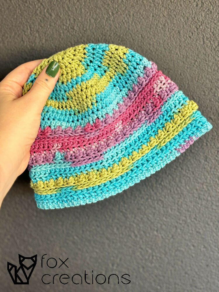 Spring Berry Beanie Crochet Pattern