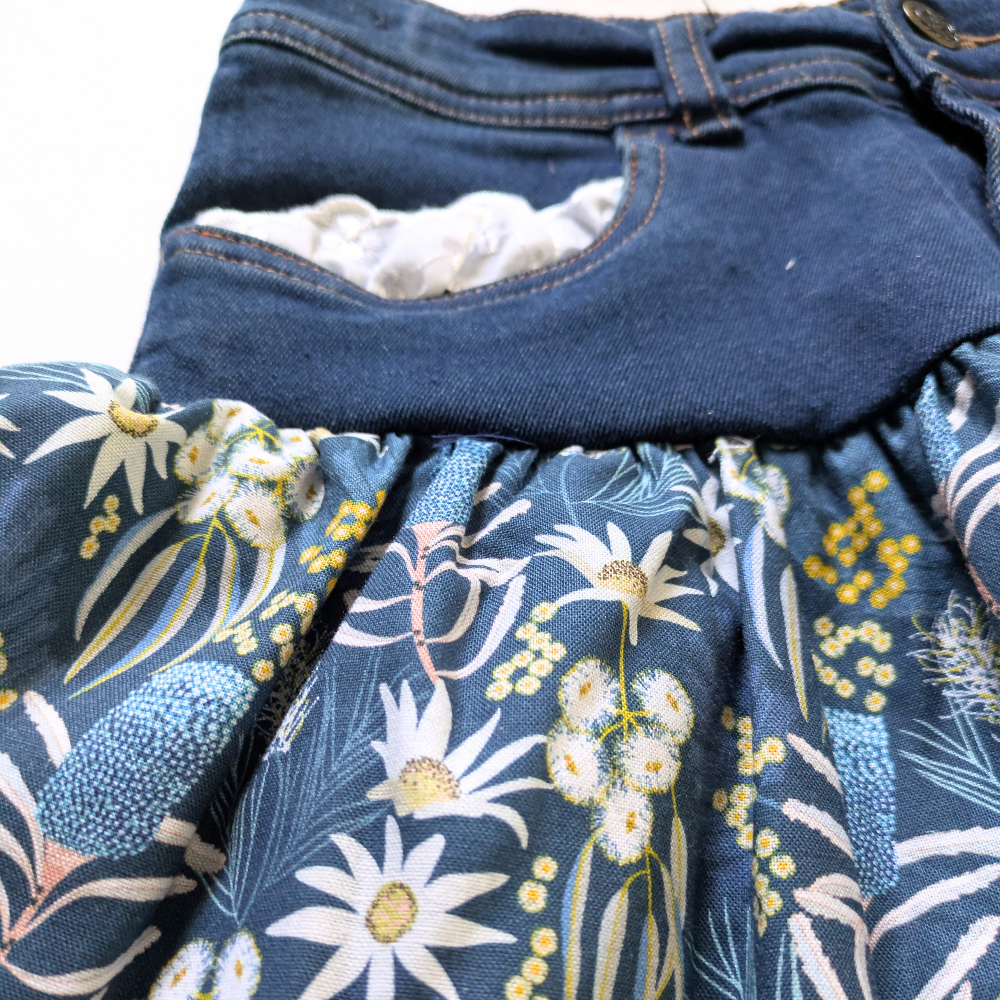 girls-upcycled-denim-skirt-size-12-australian-flowers-handmade-sewing-artist-the-denim-patch (4)