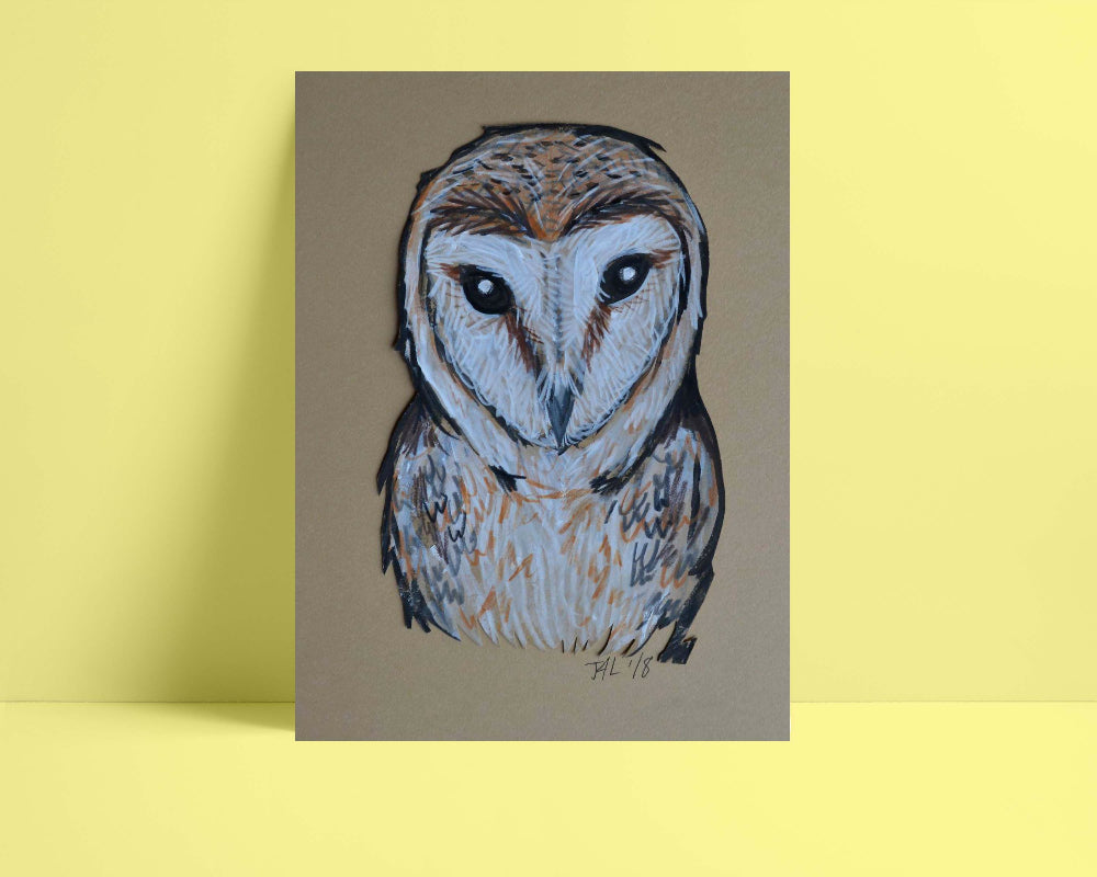 Barn Owl Print A3
