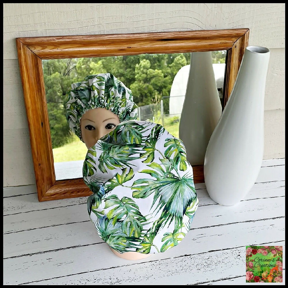 shower-cap-monstera-palm-leaves_3