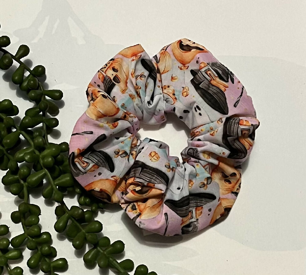 Handmade Halloween Scrunchies | pack of 6 | Spooky and Stylish