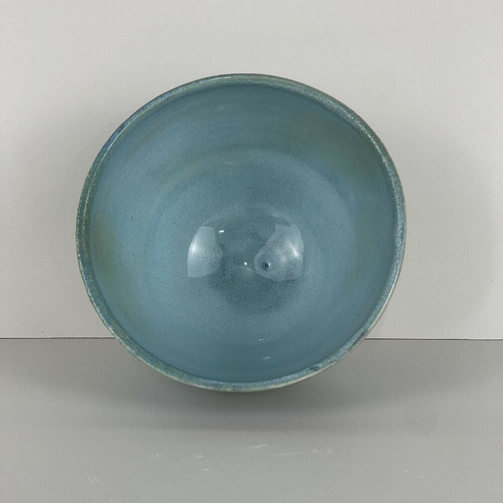 Australian Ceramic Pottery Artist Ana Ceramica Home Decor Kitchen and Dining Servingware Ceramic Bowls Set of 2 Perfect for Tapas Fruit Yoghurt Blue Wheel Thrown Pottery