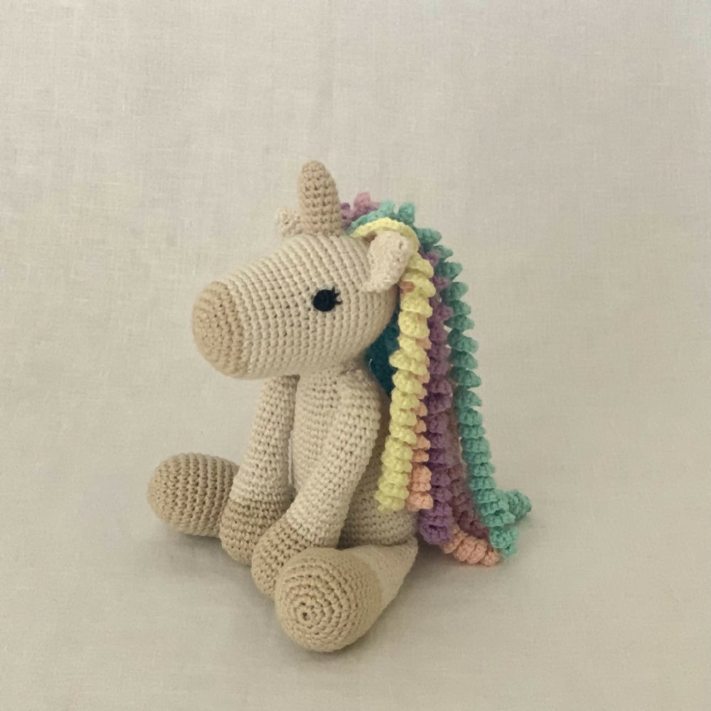 Rainbow Unicorn |Crochet Soft Toy | Magical Fantasy