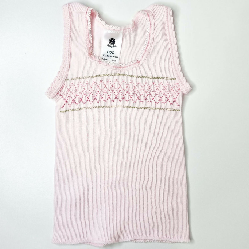 Baby-girl-singlet-smocked-pink