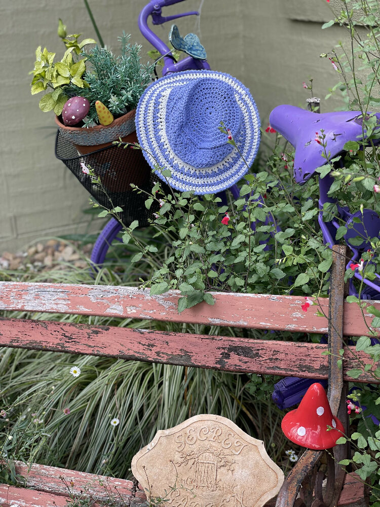 Blue & White Toddler Bucket Hat