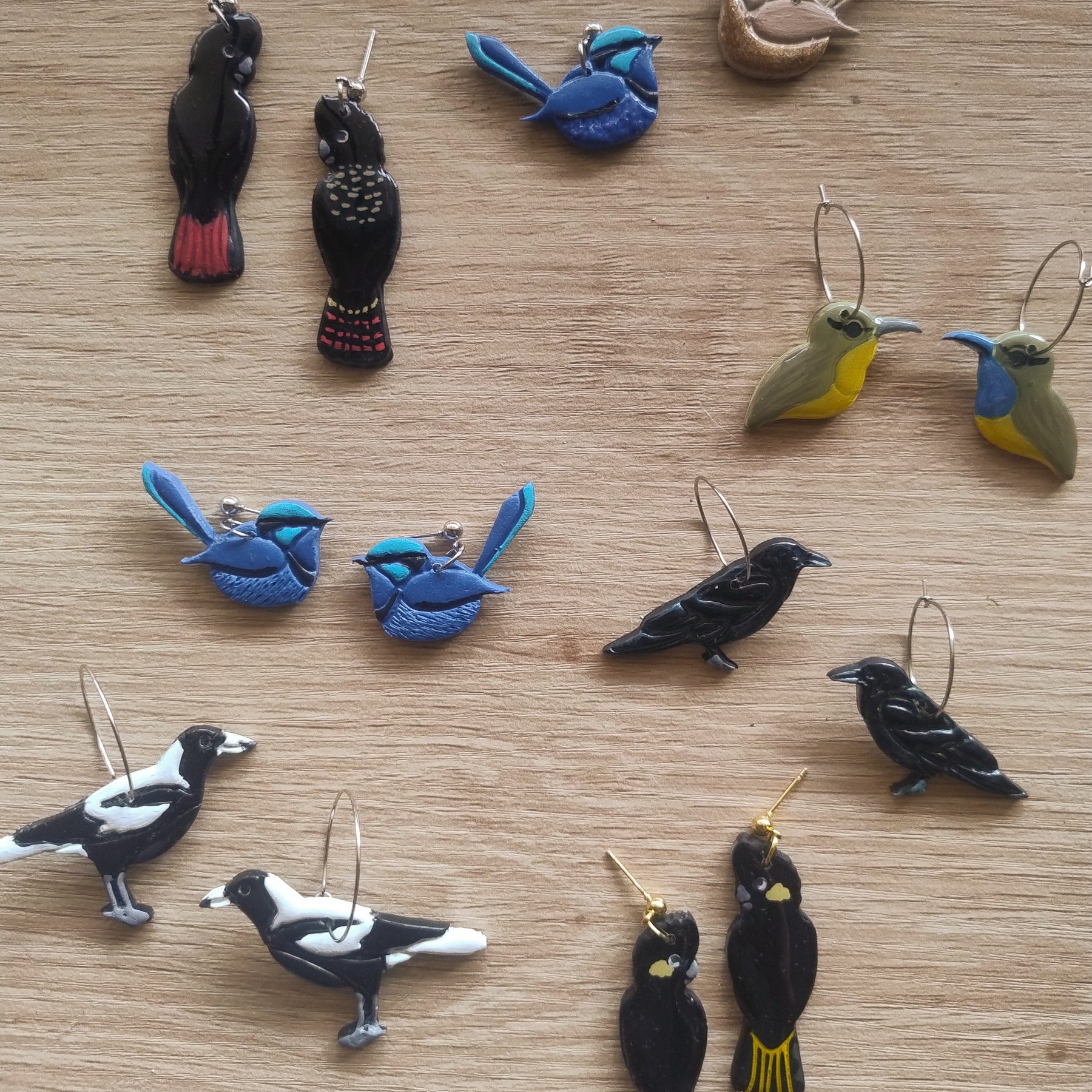 Crow / Raven dangles