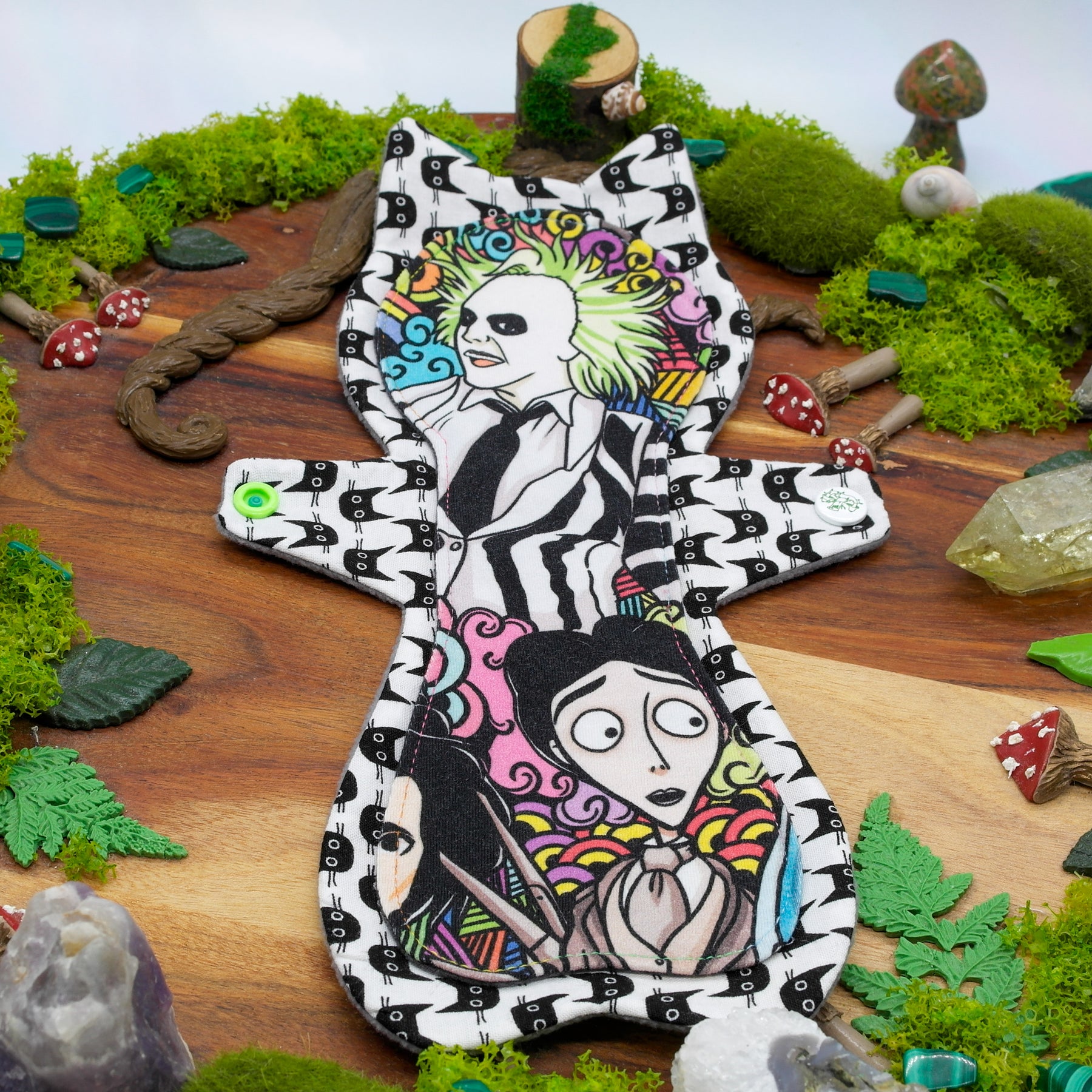 Made to Order Cloth Pad (Shape - Happy Hippos Naomi's Kitty)