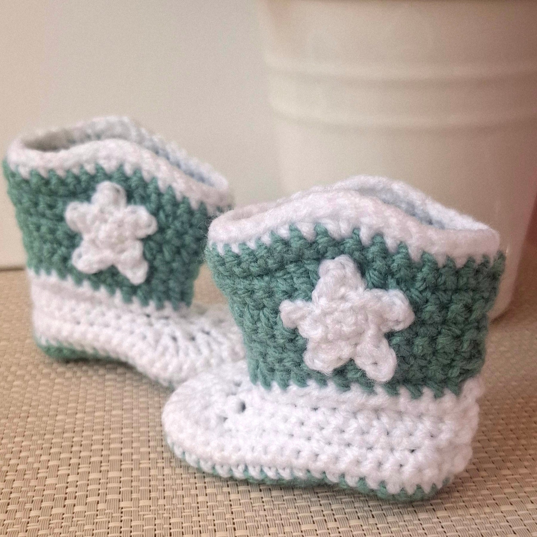 Teal cowboy boots 0-3 months