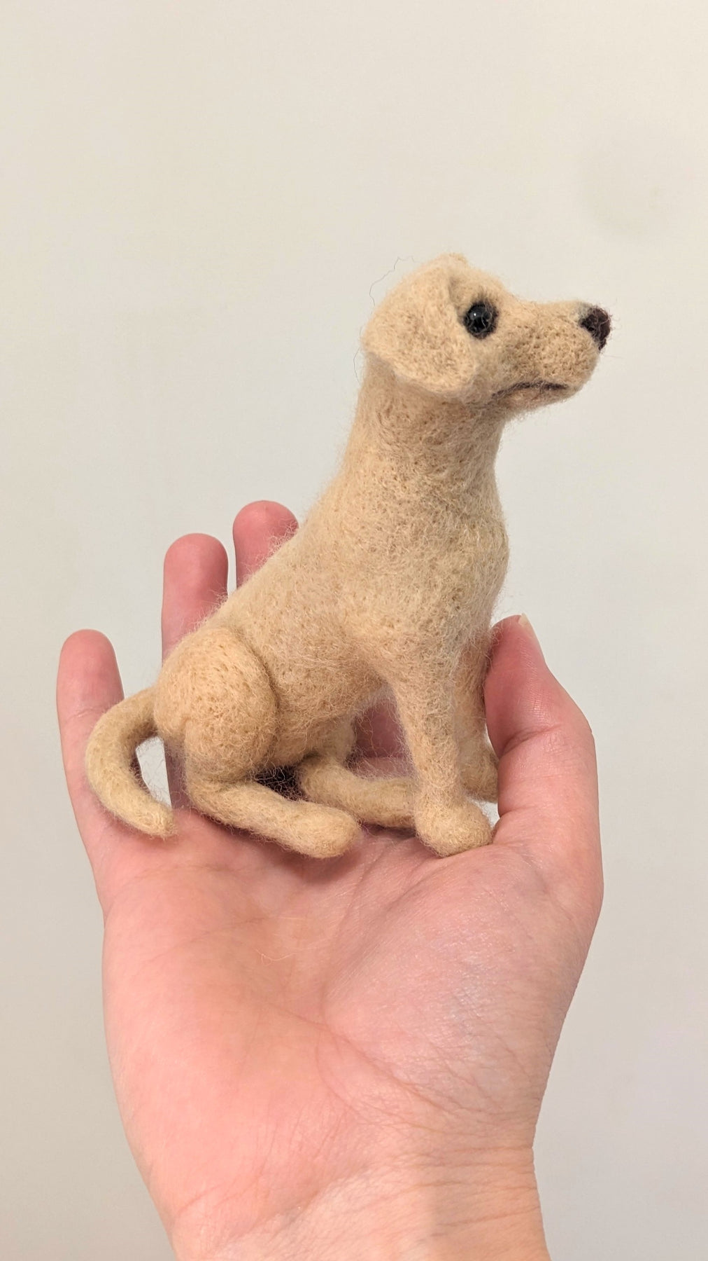 Custom dog - needle felted pet replica