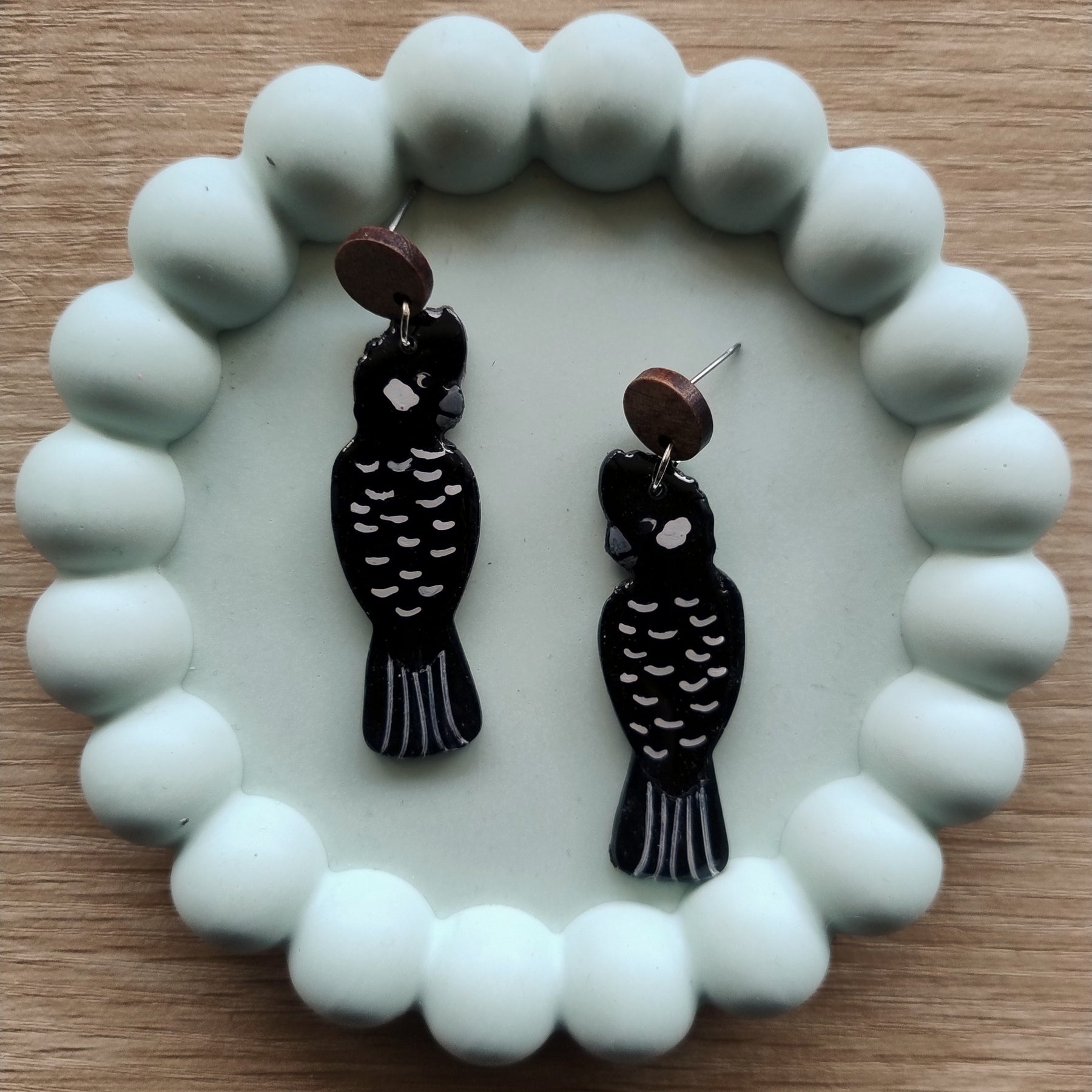 Cockatoo Dangle Earrings